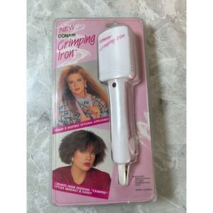 Vintage 1988 Conair Crimping Iron Model CS200CS New In Package Retro Hair Tool